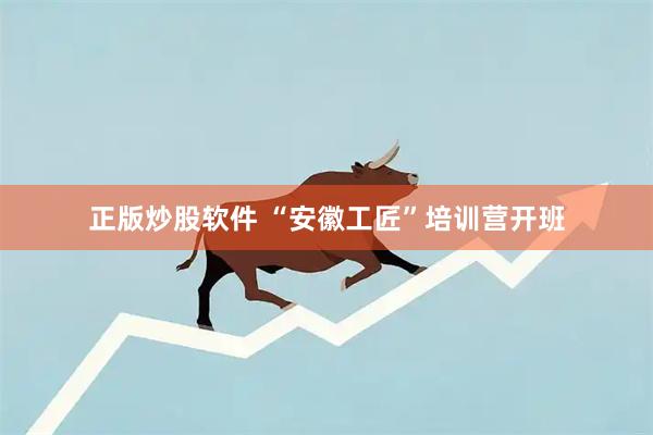 正版炒股软件 “安徽工匠”培训营开班